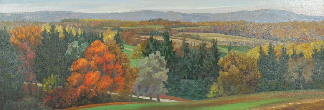 Ron Donoughe 2007 painting Vista from Laurel Ridge (1 of 7)