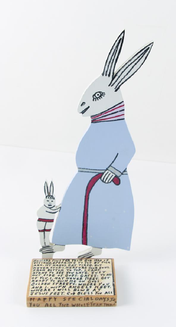 Reverend Howard Finster Rabbit Grandmother