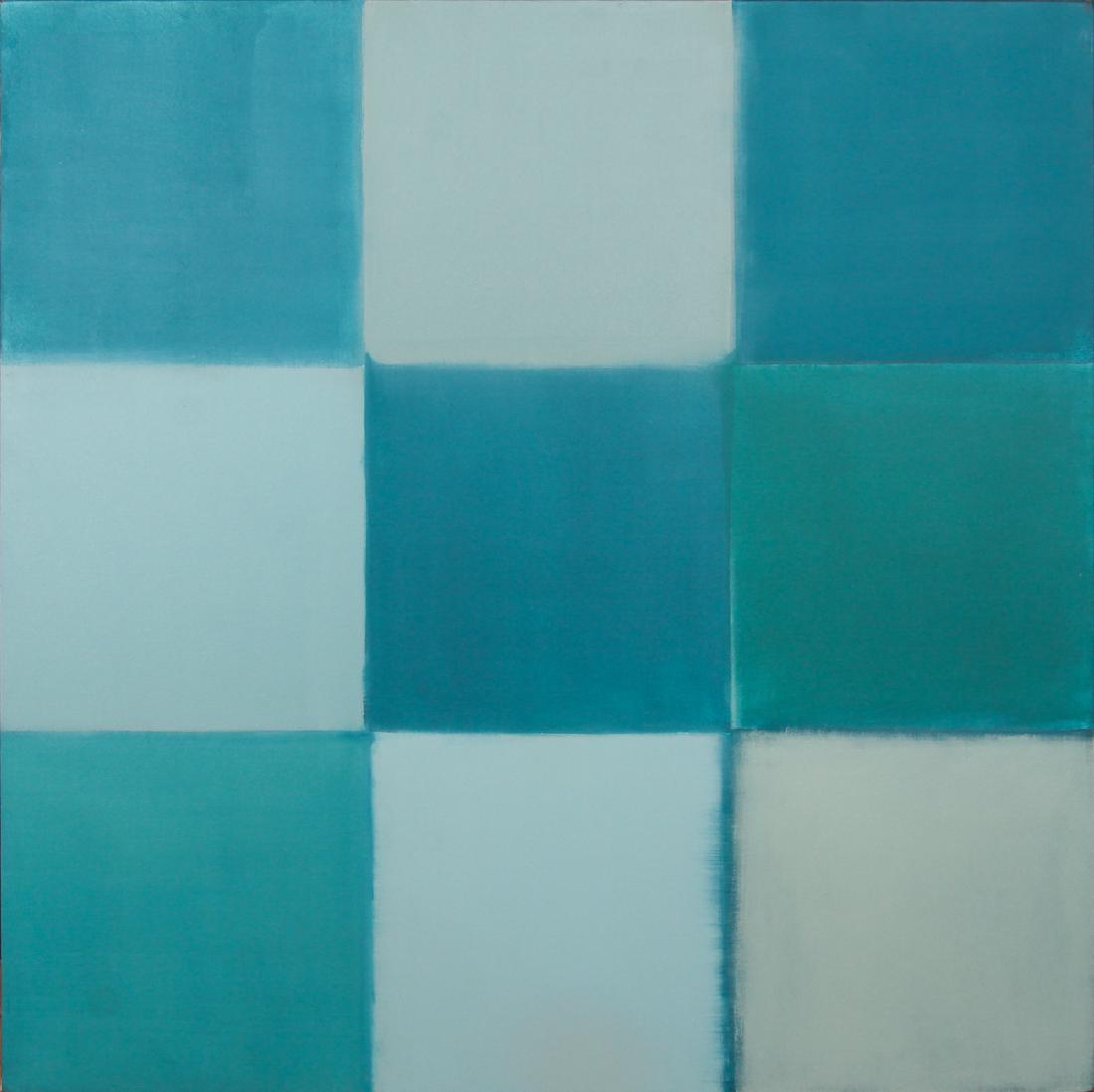 Jane Haskell 1990 ptg. Window Series G (1 of 6)