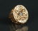 14 K Gold and Diamond Seal Ring