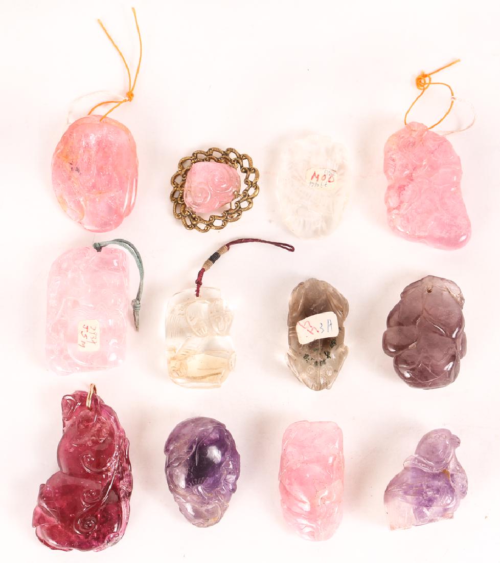 Twelve Chinese Quartz Carvings (1 of 9)