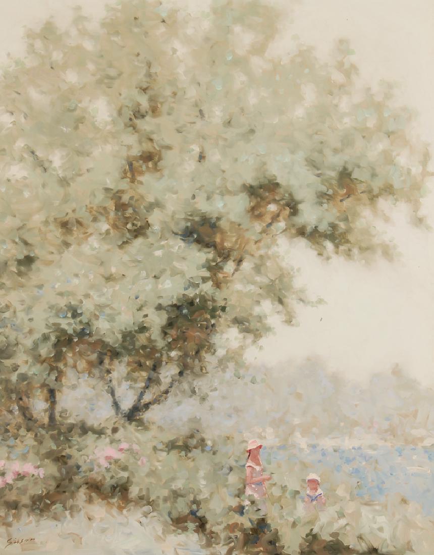 Andre Gisson Family in Landscape Painting (1 of 7)