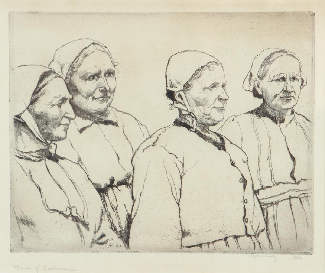 Alfred Hutty Wives of Fishermen 1927 Etching (1 of 8)