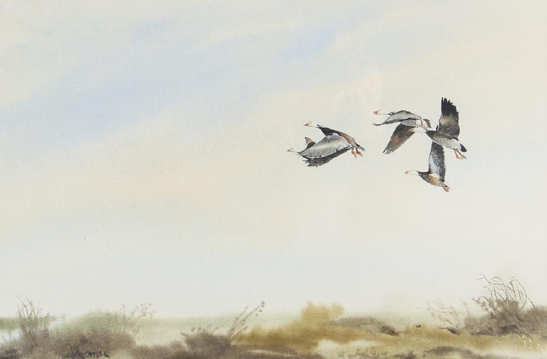 Jerry A. Newman watercolor Blues in the Marsh (1 of 10)