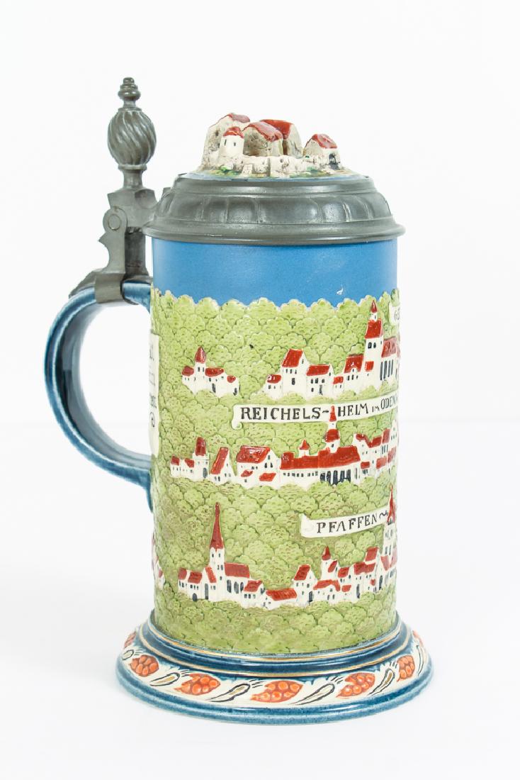 Mettlach Black Forest Castles Stein (1 of 6)