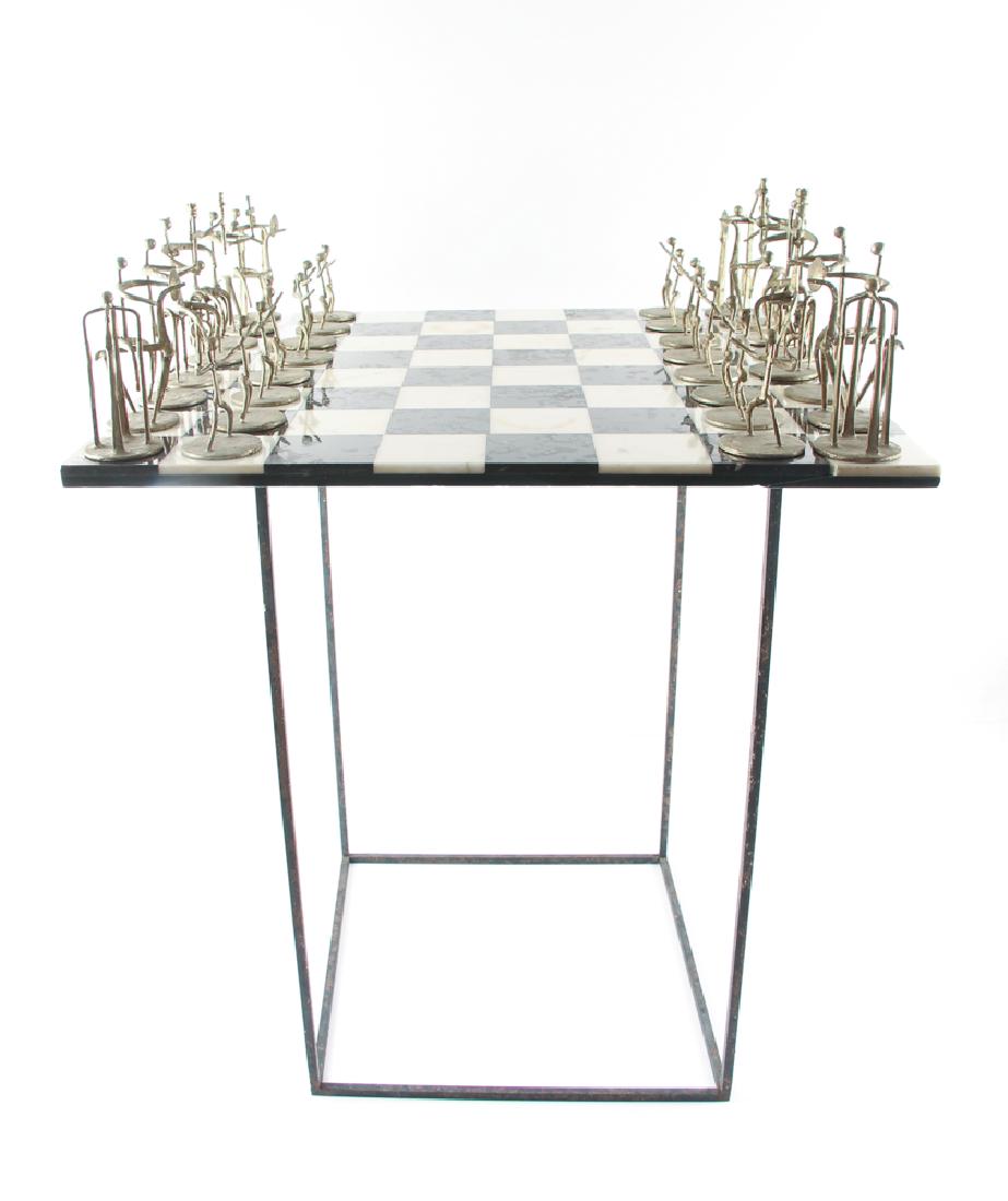 Henry Bursztynowicz Chess Set and Game Board (1 of 12)