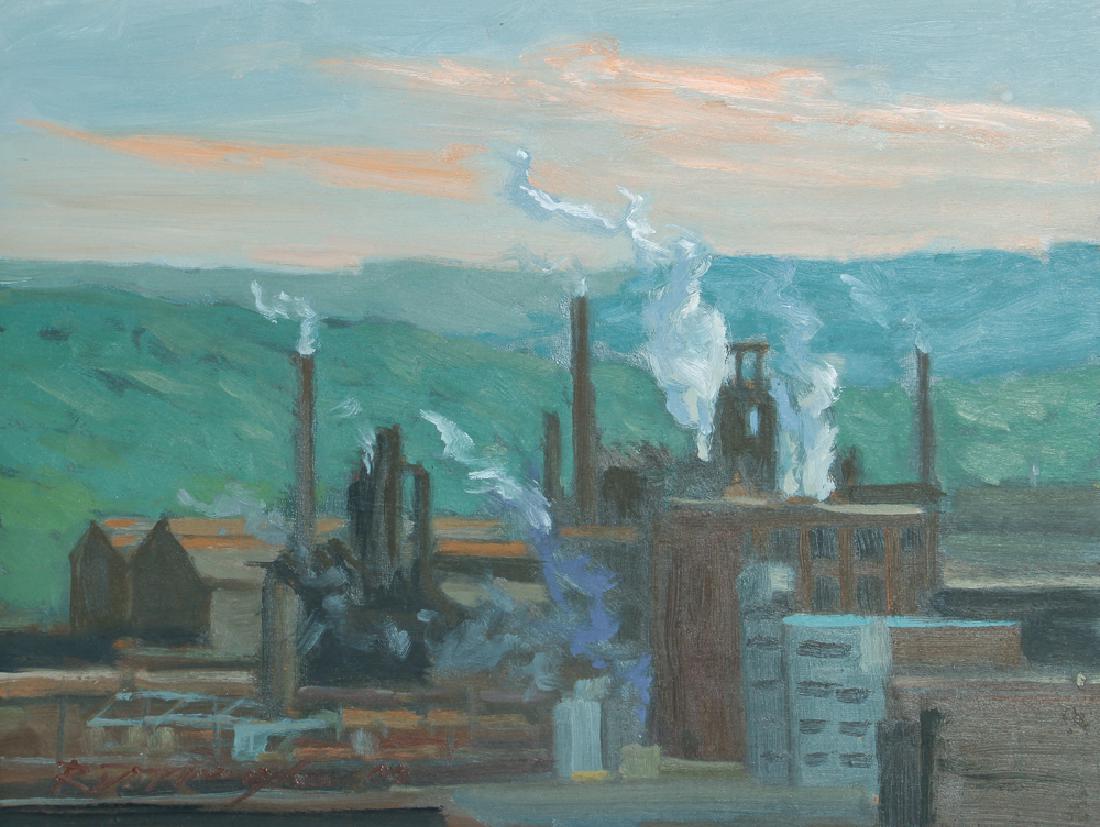 Ron Donoughe Morning at Edgar Thompson ptg (1 of 6)