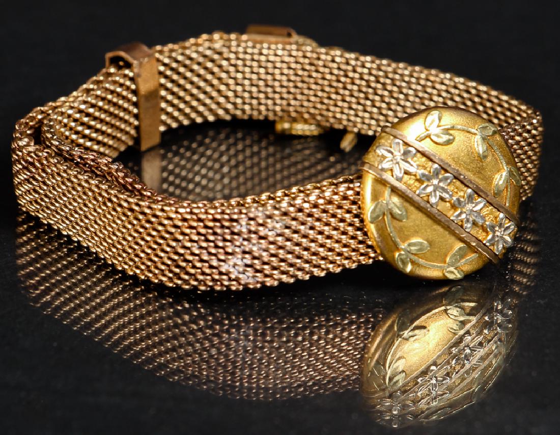 Victorian Gold Chain Slide Bracelet (1 of 4)