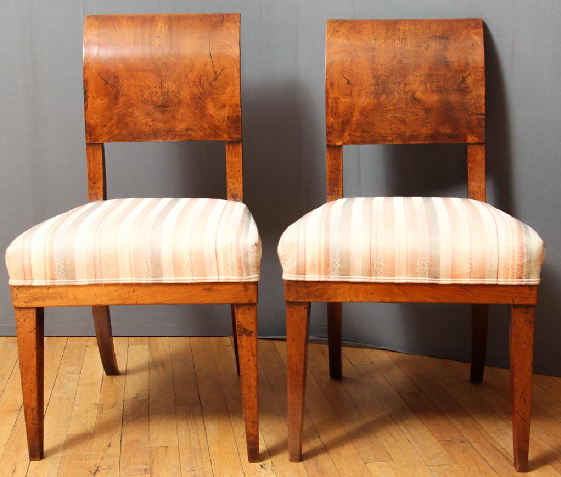 Period Biedermeier Parquetry sides chairs (1 of 6)