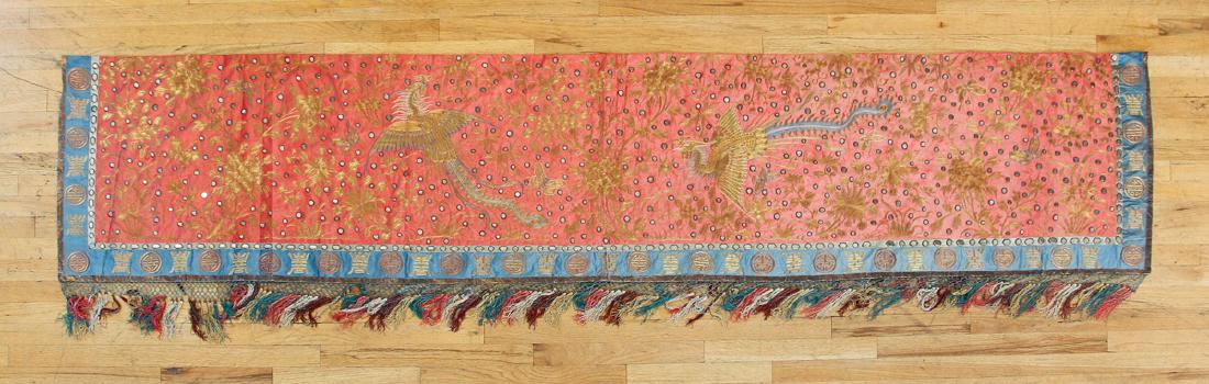 Antique Chinese Gold Thread and Mirror Embroidery (1 of 5)