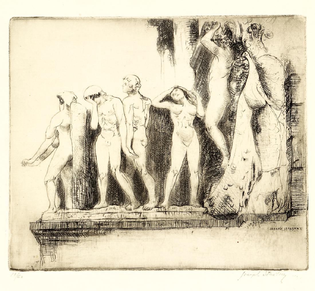 2 Stastny etchings Harrisburg State Capital Bldg. (1 of 12)