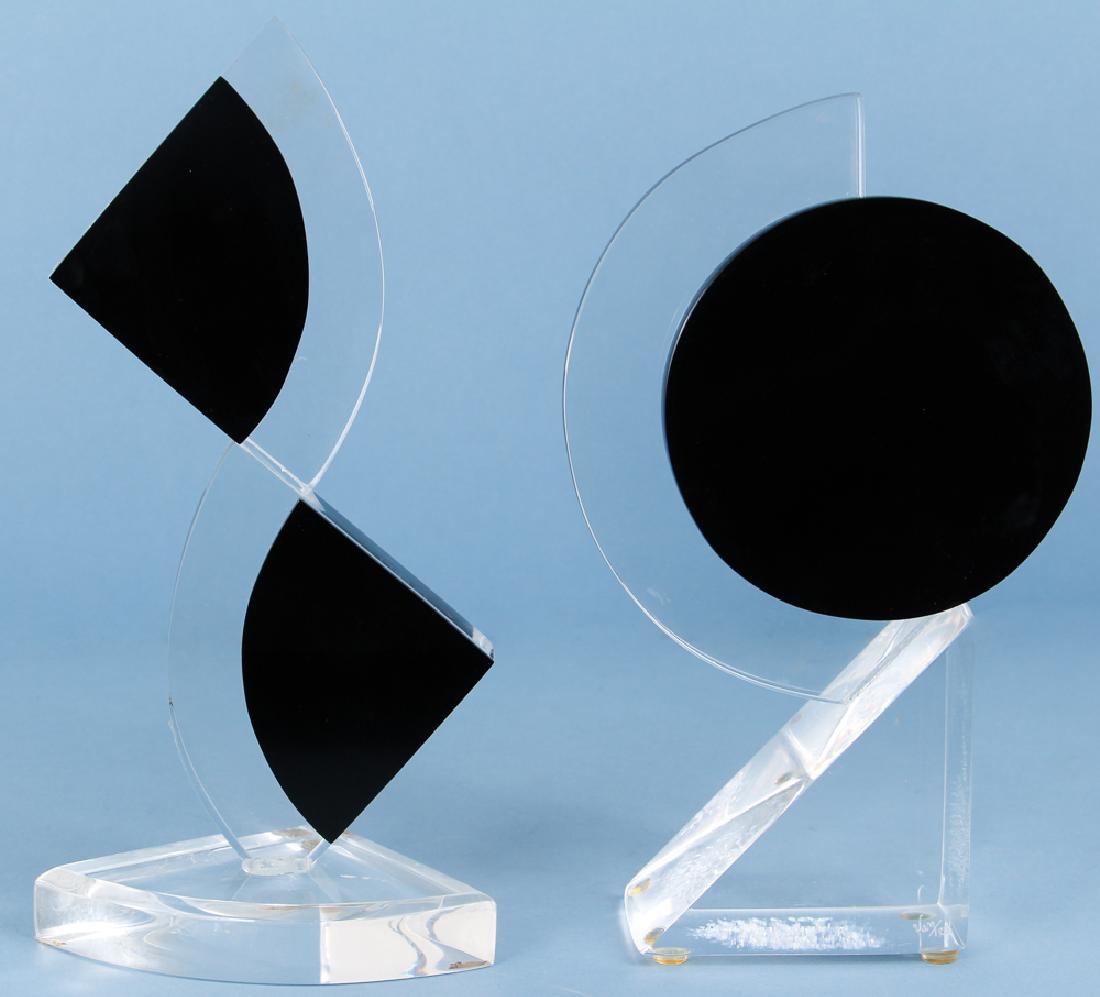 Two Van Teal Lucite table Sculptures (1 of 8)