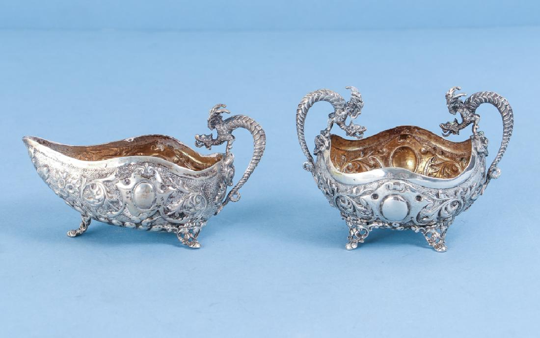 Continental Silver Dragon Themed Creamer and Sugar (1 of 14)