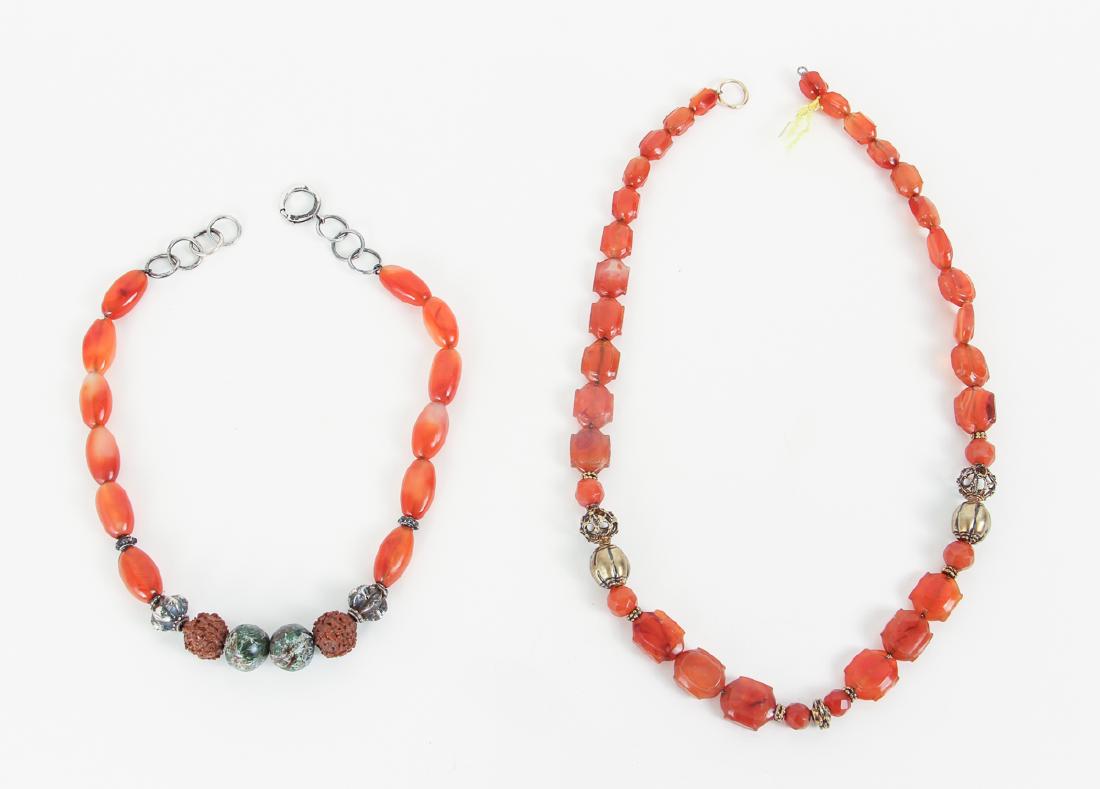 Two Ruth Frank Agate Necklaces (1 of 8)