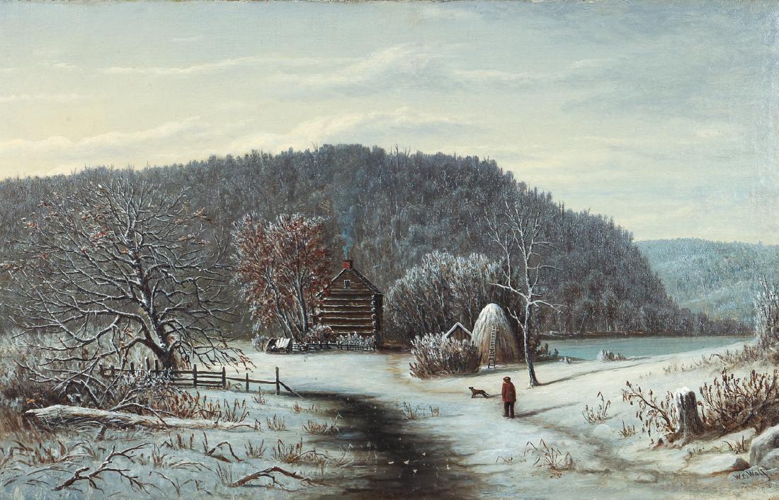William Coventry Wall Winter Landscape Scene (1 of 11)