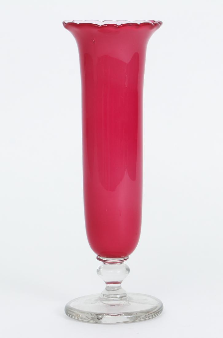 Hobbs Brockunier Wheeling Cased Vase (1 of 5)