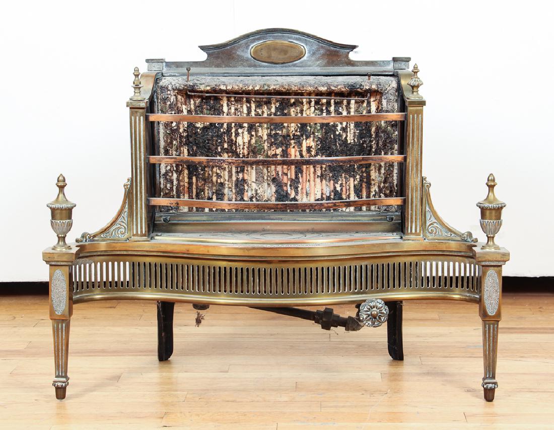 Humphrey Radiant Fire Brass Fireplace Insert (1 of 10)