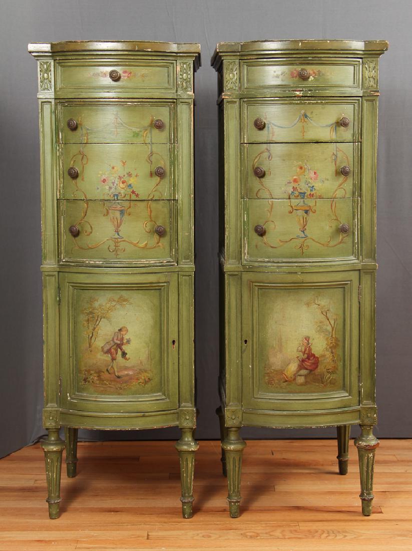Pair of Painted Lingerie Chests (1 of 10)
