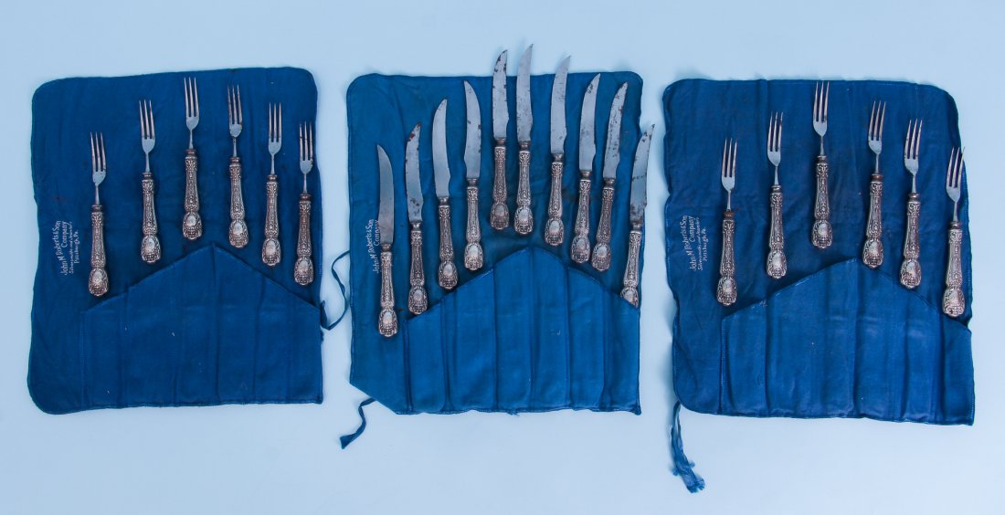 Partial Gorham Sterling Flatware Dessert Set (1 of 11)