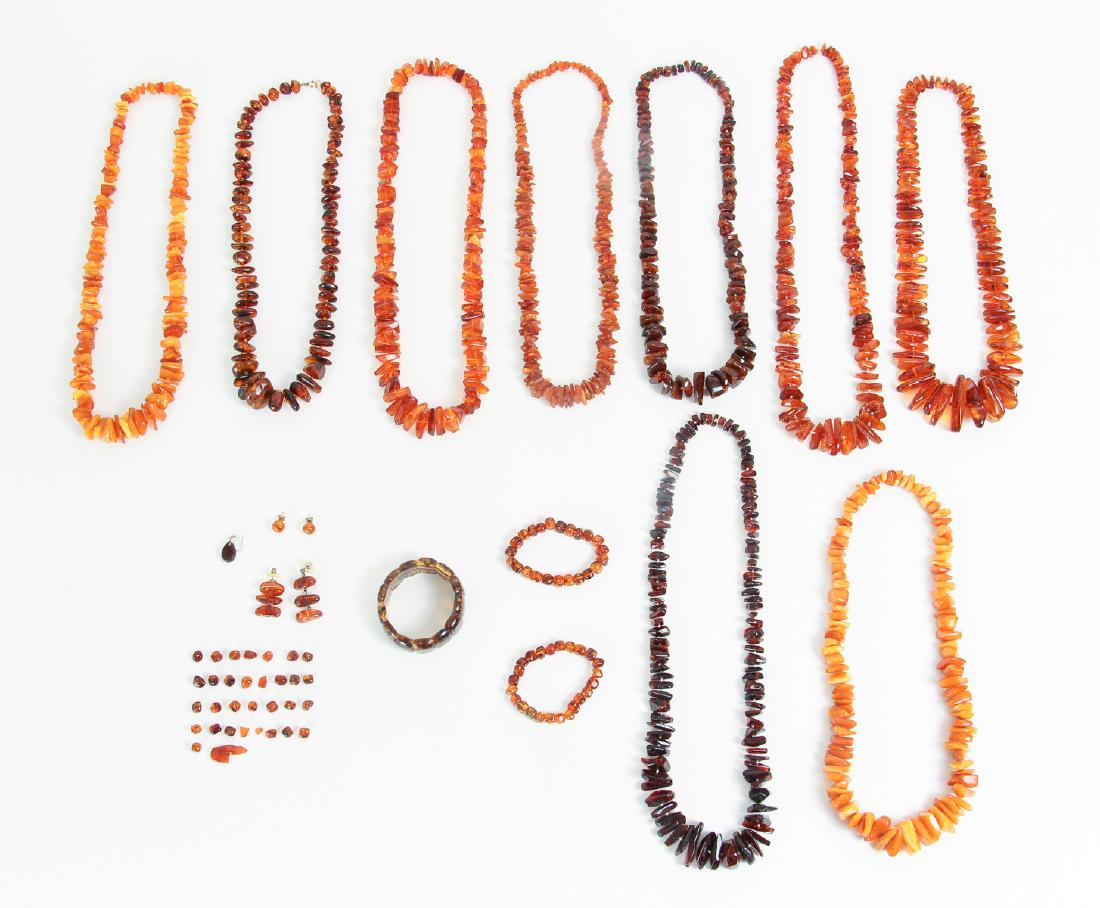Large Group of Amber Necklaces, Etc. (1 of 6)