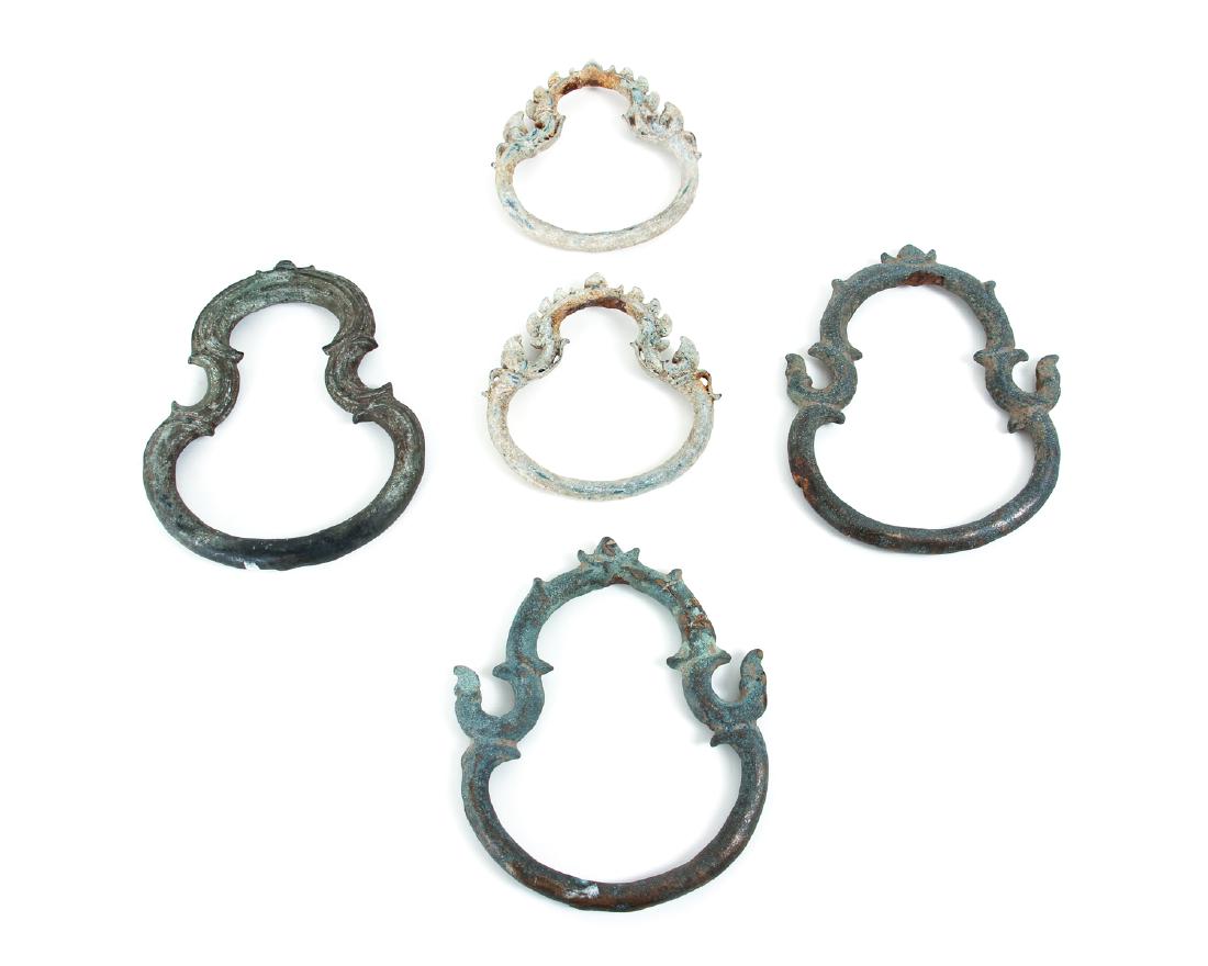 Five Antique Palanquin Hooks (1 of 5)