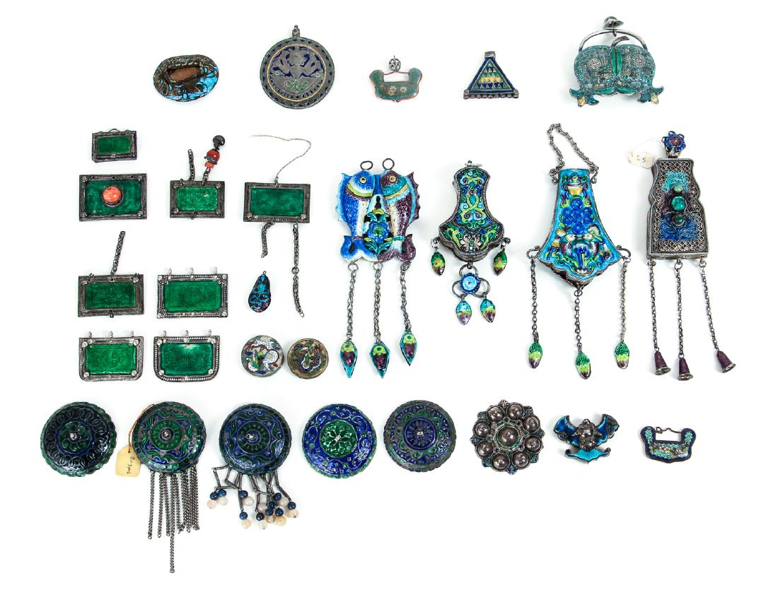 Large Group of Antique Asian Cloisonne (1 of 16)