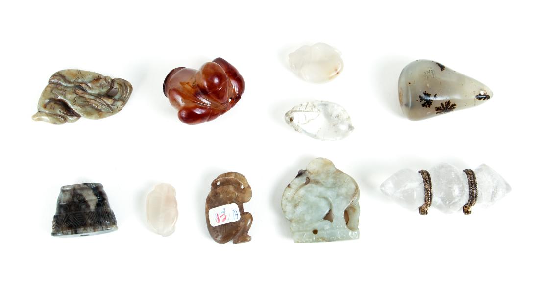 Ten Chinese Mineral Carvings (1 of 20)