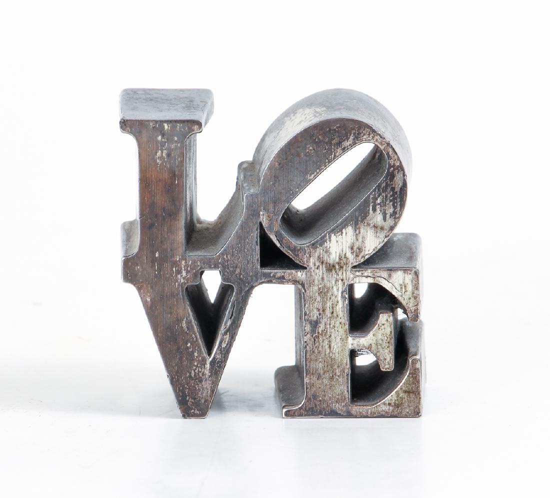 Robert Indiana Metal LOVE Paperweight (1 of 6)