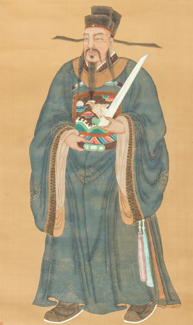 Antique Chinese Ancestor Portrait (1 of 10)