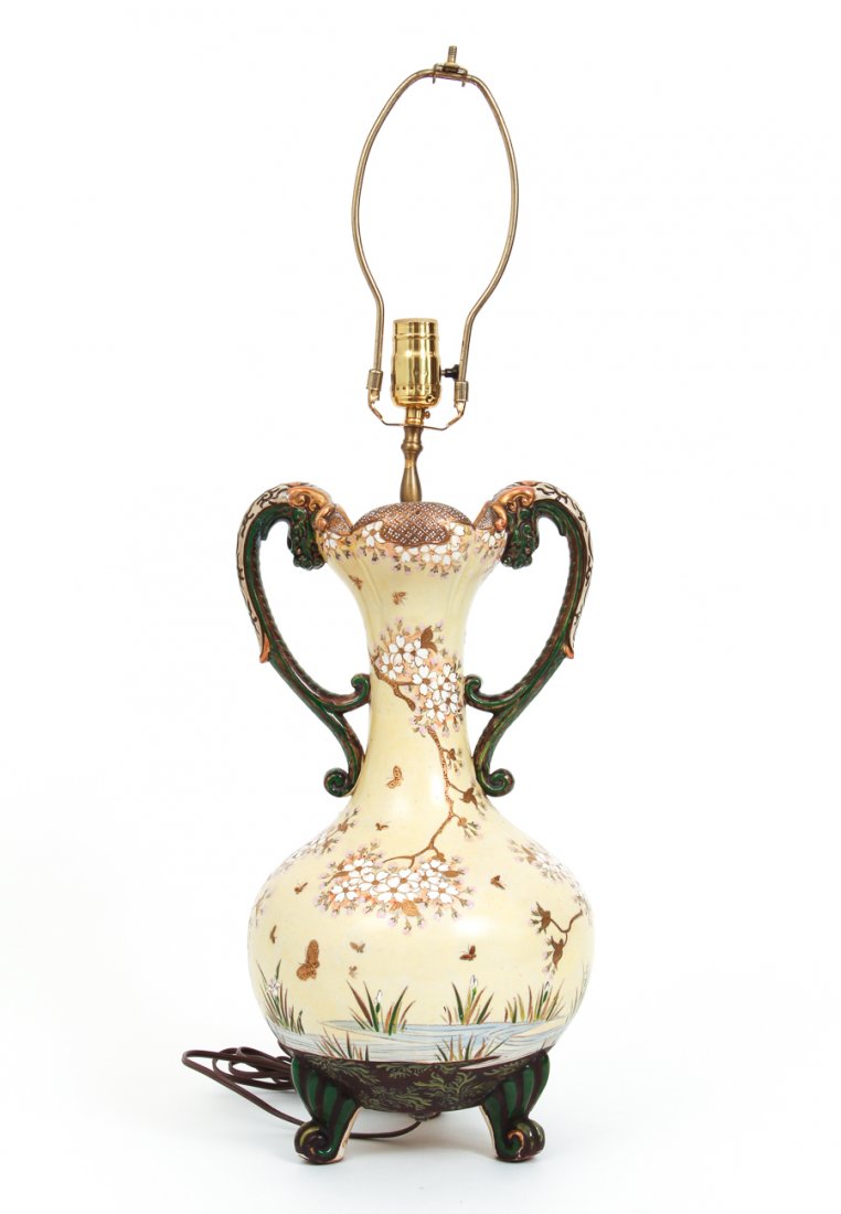 Large Amphora Pottery Vase as Lamp (1 of 5)