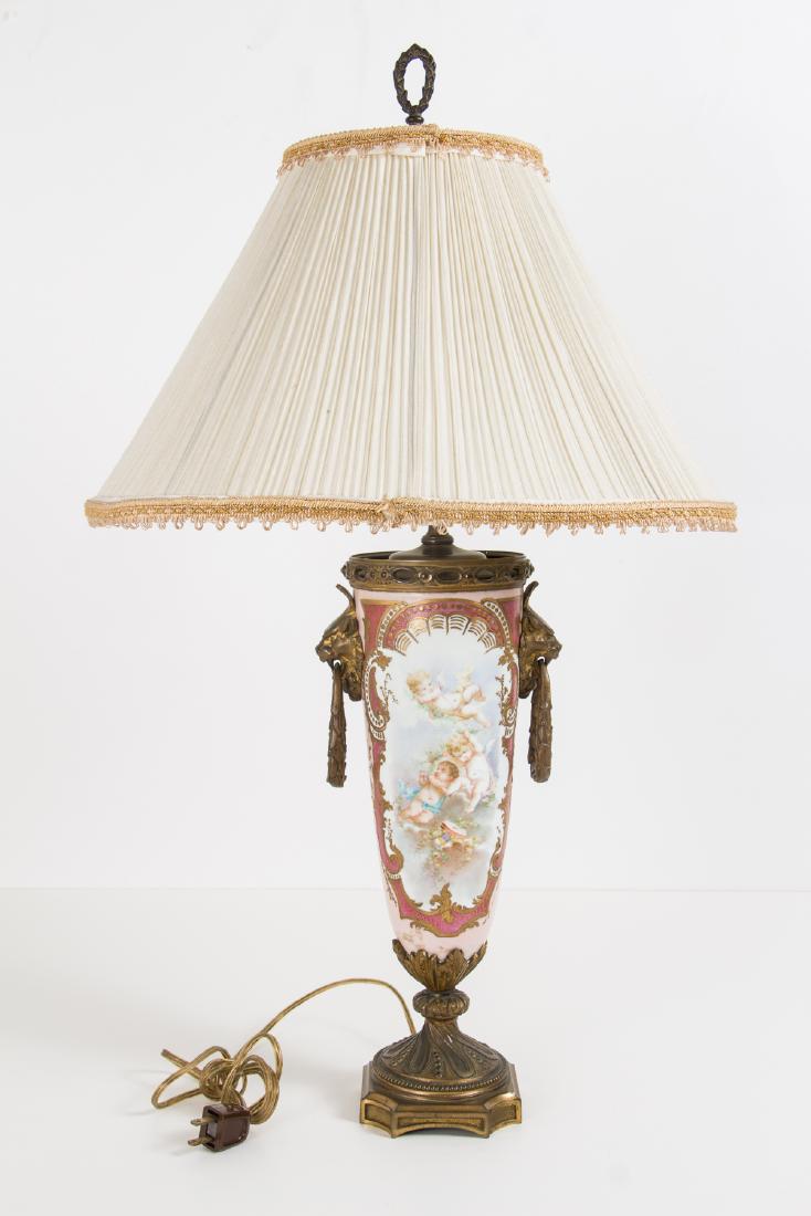 Sevres Lamp Decorated with Putti (1 of 7)