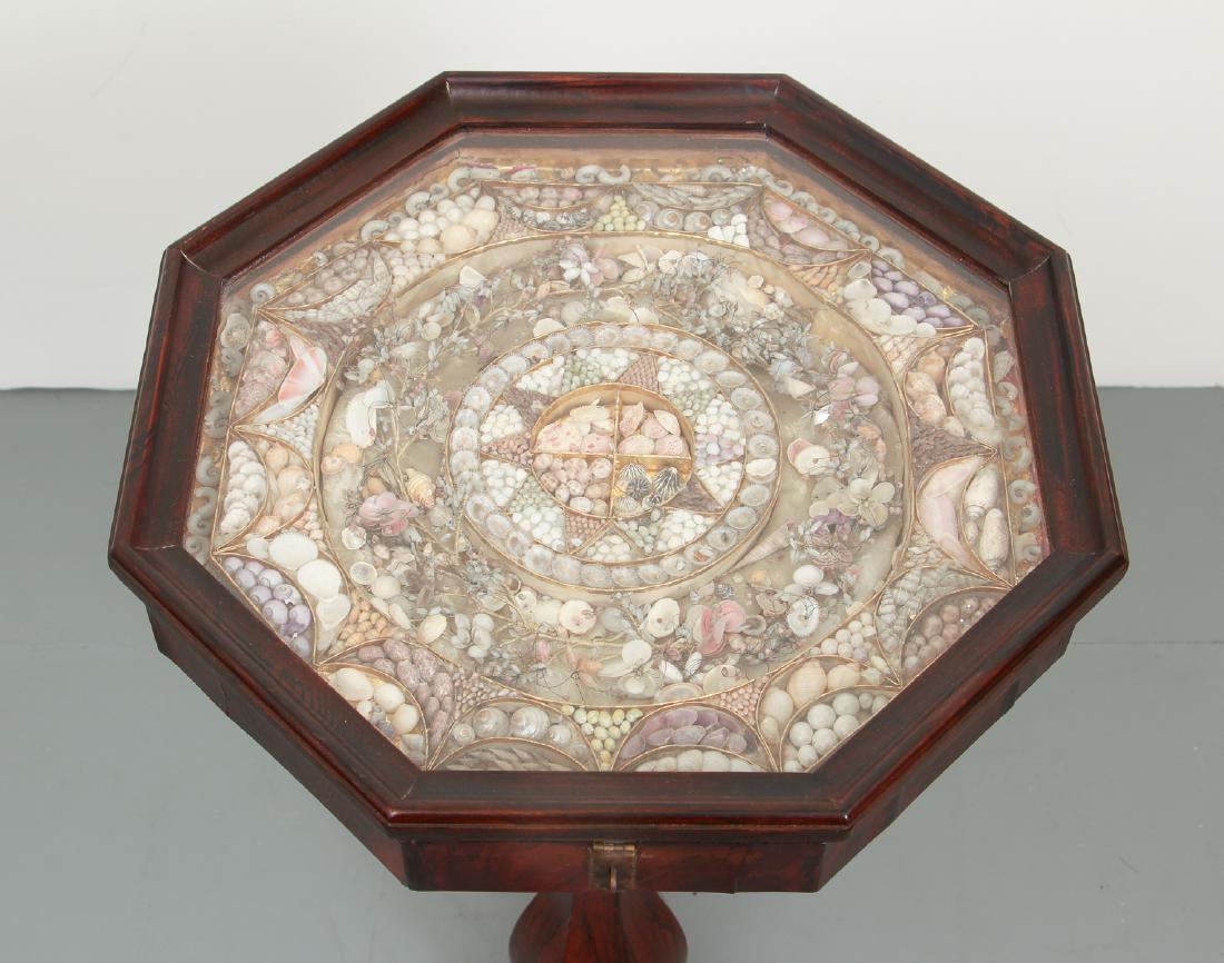 Antique Large Sailors Valentine in Form of A Table (1 of 7)