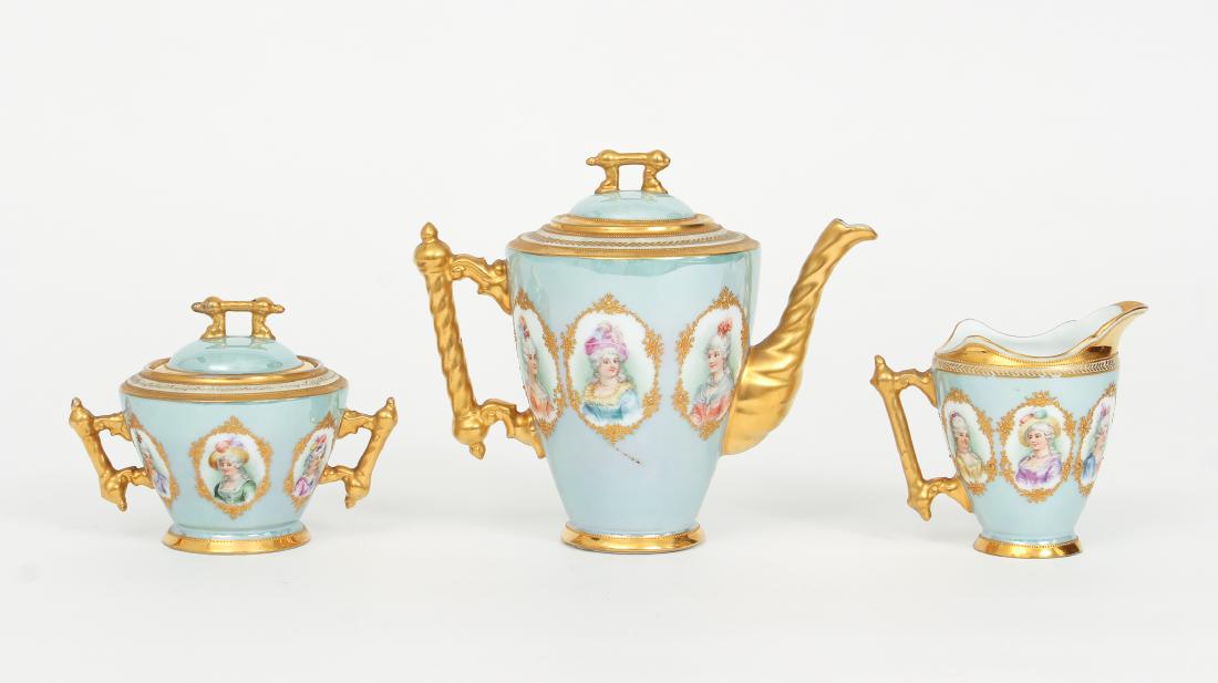 Dresden Porcelain  Portrait Coffee Set (1 of 12)