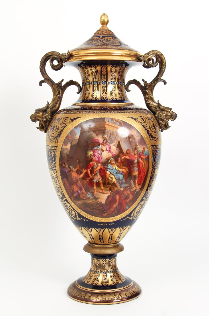 Royal Vienna Achilles by Richter Urn (1 of 11)