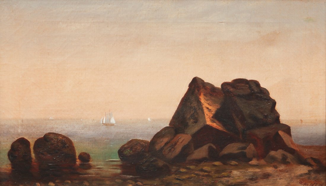 19th Century American New England Maritime painting (1 of 7)