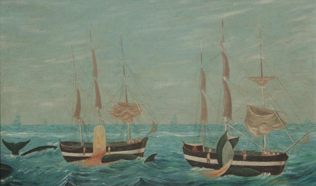 Asa Coffin New England Fleet Whaling off the Coast (1 of 7)