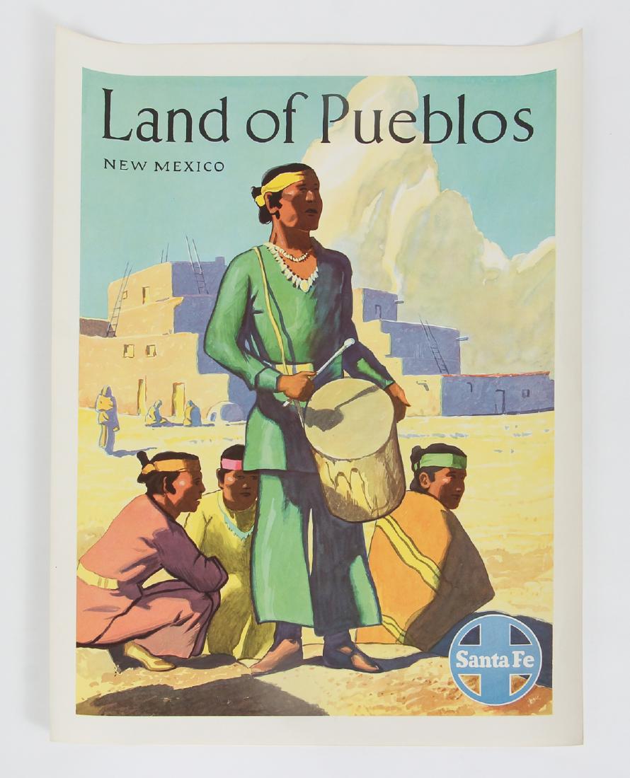 Nine Santa Fe Railroad Posters (1 of 9)