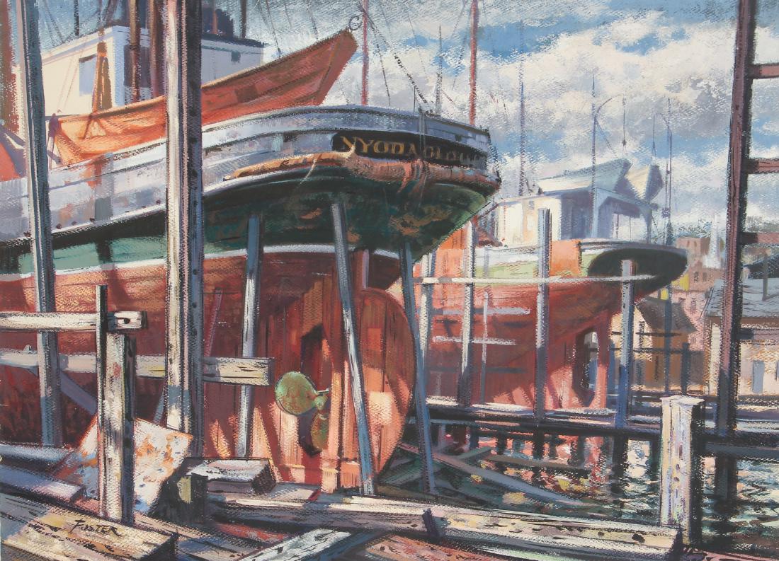 R. John Foster gouache Nyoda Glouchester (1 of 7)