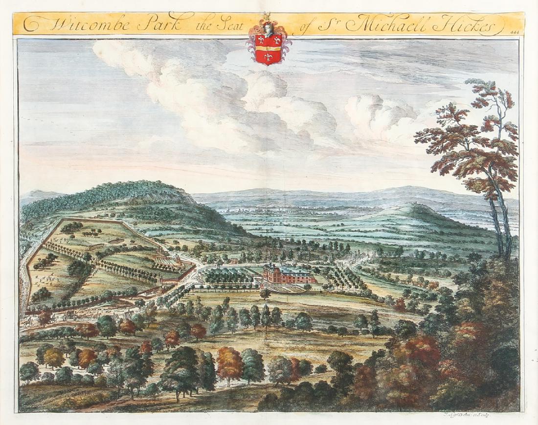 Four Johannes Kip English Country Engravings (1 of 9)