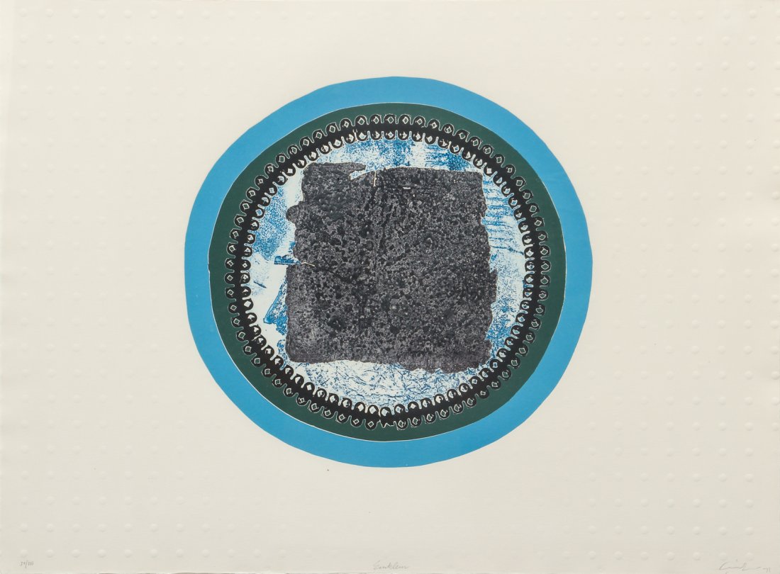 1971 Etching and Abstract Embossing Emblem (1 of 9)