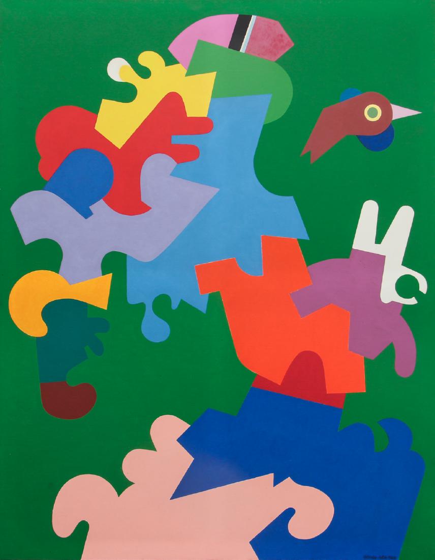 Otmar Alt 1968 painting The Mousebaron #2 (1 of 10)