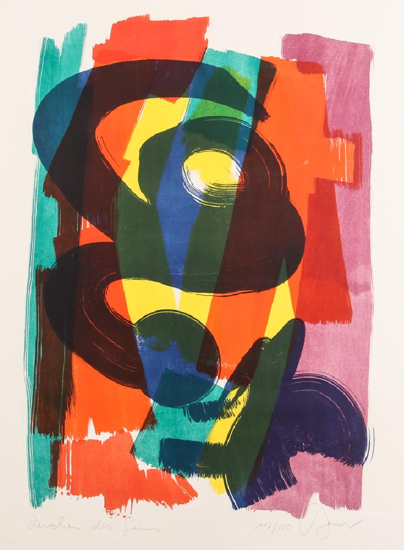Herbert Bauer "Zeichen des Seins" original lithograph (1 of 7)