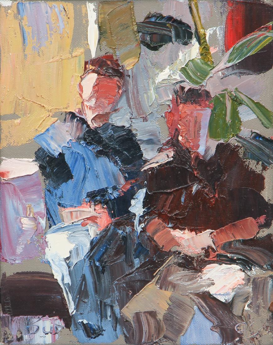 Bud Gibbons oil Two Figures (1 of 6)