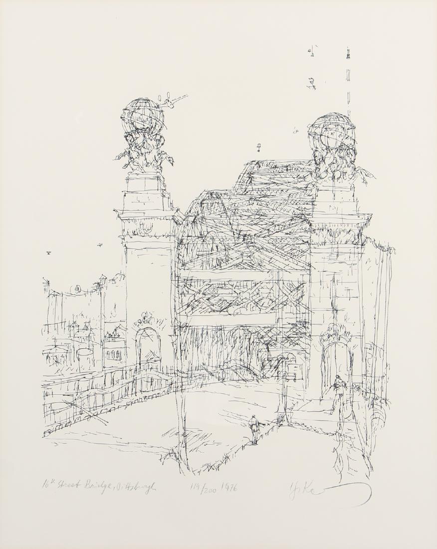 Henry Koerner 16th Street Bridge Pittsburgh Print (1 of 10)