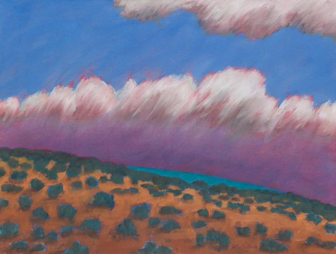 Frank E. McCulloch painting Blue Mountain (1 of 6)