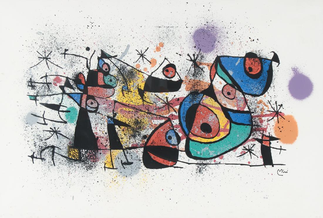 Joan Miro  lithograph Ceramiques, from Ceramiques De (1 of 7)