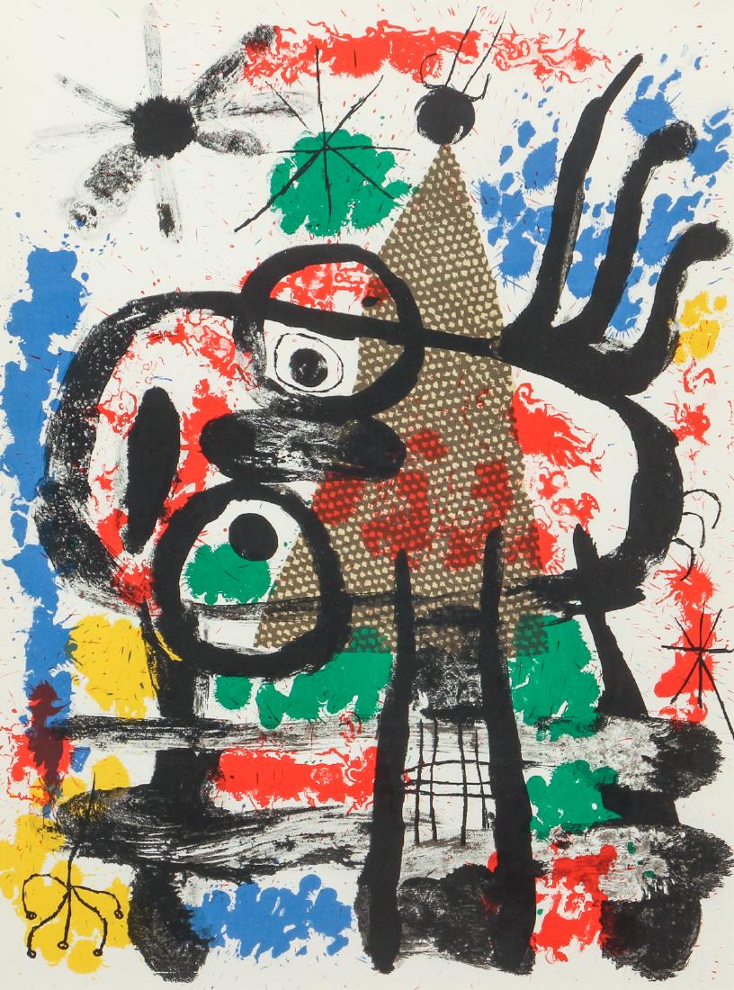 Joan Miro, Les Deux Bouts du Pineau, 1960 Color (1 of 6)