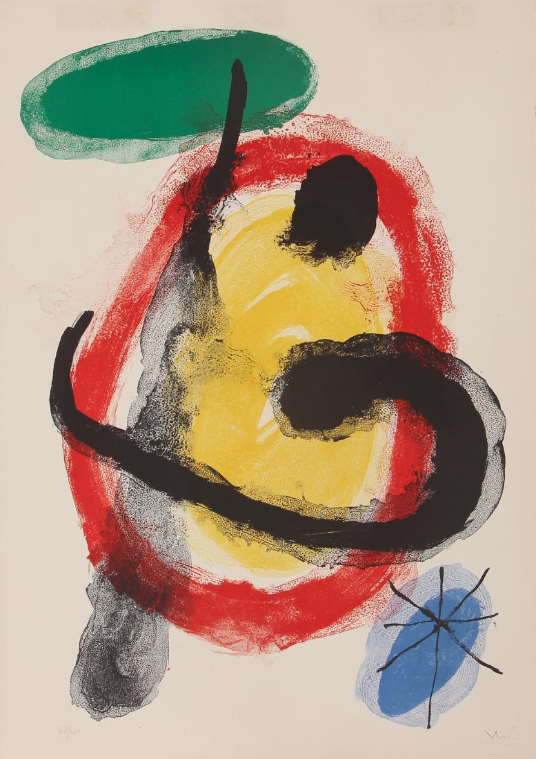 Joan Miro 1961 orig litho Exposition Peintures Murales (1 of 10)