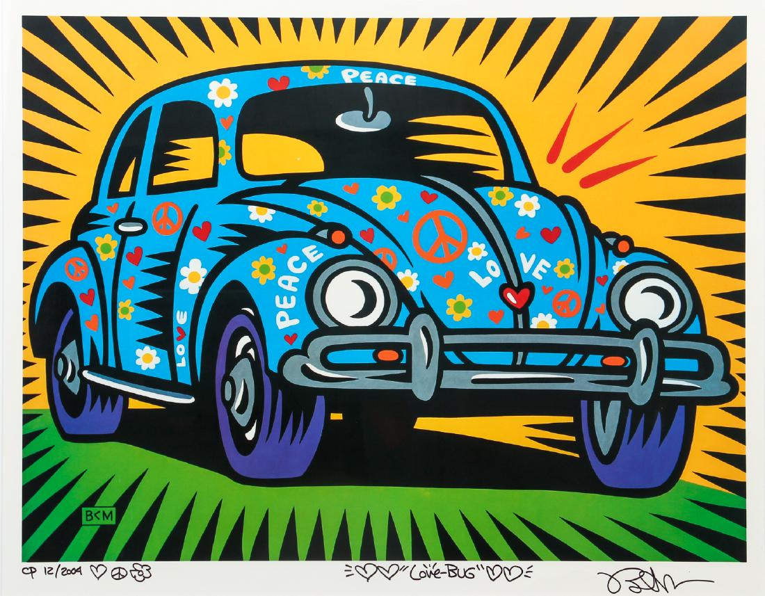 Burton Morris original serigraph Lovebug, 2004 (1 of 7)