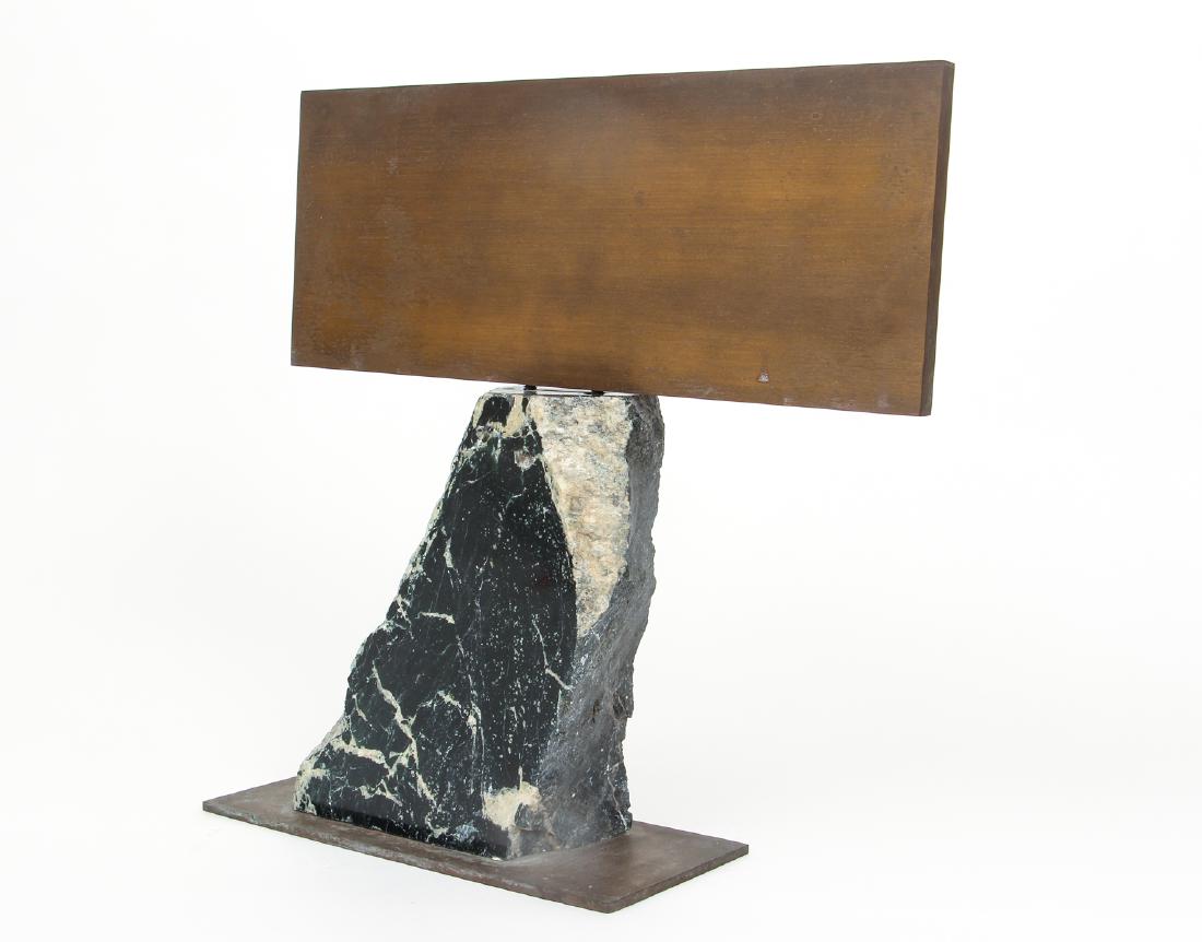 Louise Pershing Brutalist Bronze and Marble Sculpture (1 of 7)